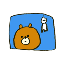 Body language bear sticker #10554484