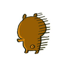 Body language bear sticker #10554488