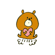 Body language bear sticker #10554489