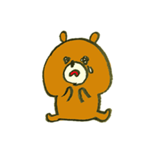 Body language bear sticker #10554491