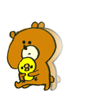 Body language bear sticker #10554493