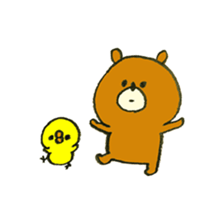 Body language bear sticker #10554494