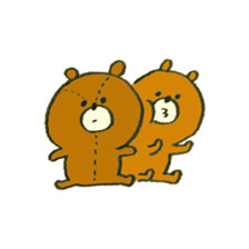 Body language bear sticker #10554497