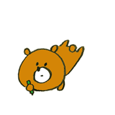 Body language bear sticker #10554501
