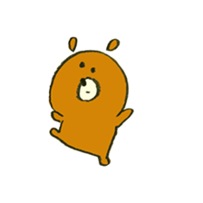 Body language bear sticker #10554502