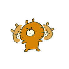 Body language bear sticker #10554503