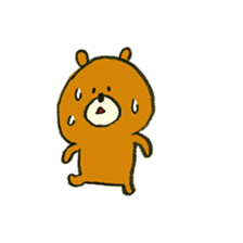 Body language bear sticker #10554504