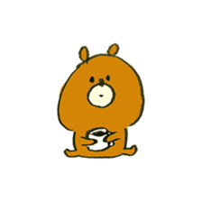 Body language bear sticker #10554505