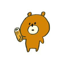 Body language bear sticker #10554506