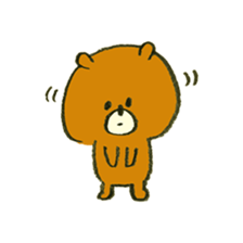 Body language bear sticker #10554509