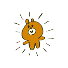 Body language bear sticker #10554511