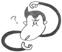 Beer life of pogo  monkey sticker #10554970