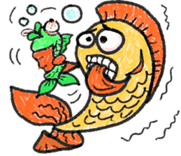 Stupid Crayon Creatures sticker #10555289