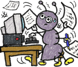 Stupid Crayon Creatures sticker #10555303