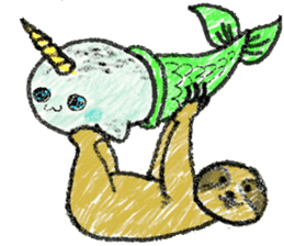 Stupid Crayon Creatures sticker #10555304