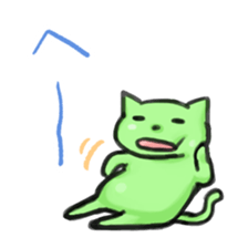 doodling cats sticker #10555675