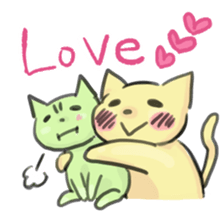 doodling cats sticker #10555687