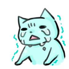 doodling cats sticker #10555700