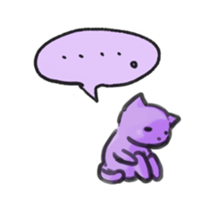 doodling cats sticker #10555707