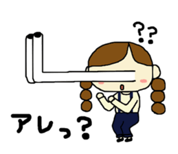 Girl and mushroom but biyooon sticker #10556515