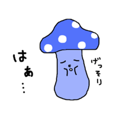 Girl and mushroom but biyooon sticker #10556534