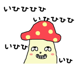 Girl and mushroom but biyooon sticker #10556535