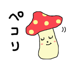 Girl and mushroom but biyooon sticker #10556542