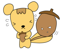 Spring Squirrel sticker #10556860