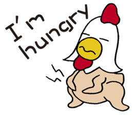 Naked Chicken sticker #10557639