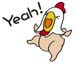 Naked Chicken sticker #10557640