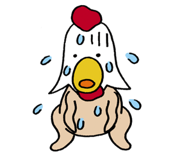 Naked Chicken sticker #10557642