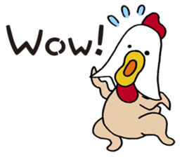 Naked Chicken sticker #10557643