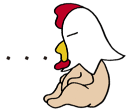 Naked Chicken sticker #10557644