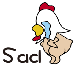 Naked Chicken sticker #10557648