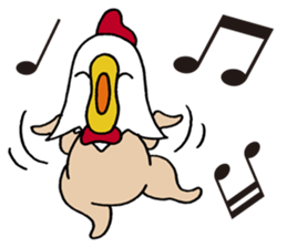 Naked Chicken sticker #10557652