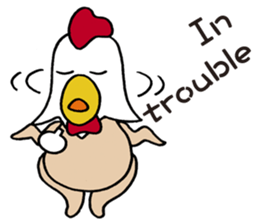 Naked Chicken sticker #10557656