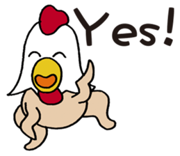 Naked Chicken sticker #10557657