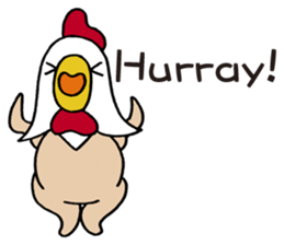 Naked Chicken sticker #10557660