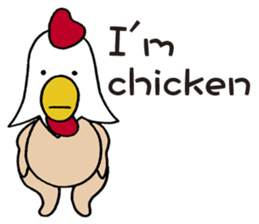 Naked Chicken sticker #10557669