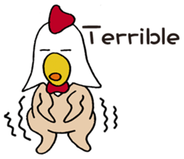 Naked Chicken sticker #10557670