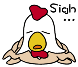 Naked Chicken sticker #10557671