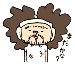 Daily sticker of Afro -kun 4th edition. sticker #10557684