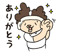 Daily sticker of Afro -kun 4th edition. sticker #10557706