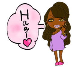 black girls4 sticker #10557737