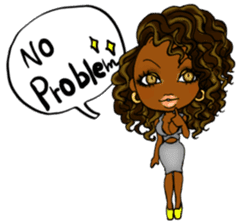 black girls4 sticker #10557742