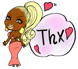 black girls4 sticker #10557750