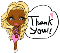 black girls4 sticker #10557751