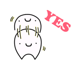 Mr.Back teeth and Friends 2 sticker #10557860
