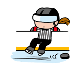 icehockey referee sticker #10557914