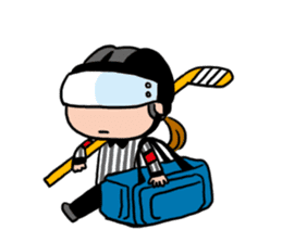 icehockey referee sticker #10557915